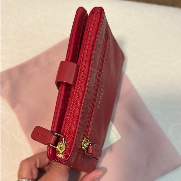 RADLEY LONDON Cherry Red Leather Wallet - Picture 4 of 4